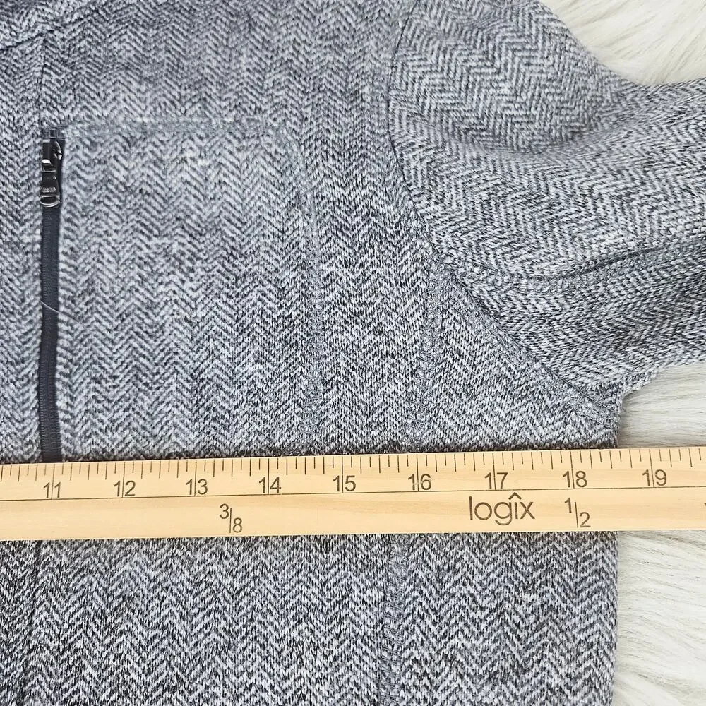 Marc New York Andrew Marc Women’s Gray Full Zip Fleece Lined Jacket Size Medium - Picture 10 of 12